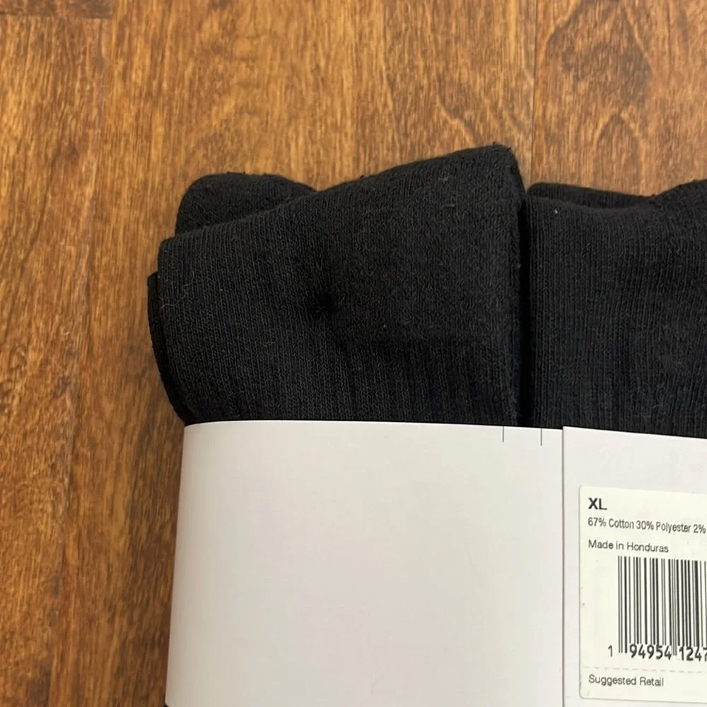 Nike Everyday Crew Cotton Cushioned Socks 6 Pack Size XL